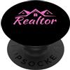 Funny Realtor Gift Real Estate Agent Agente immobiliare per donne ragazze agente immobiliare broker cliente PopSockets PopGrip Intercambiabile