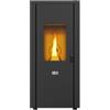 Canadian Stove Stufa a pellet ermetica canadian stove design evo nero 7 kw