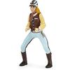 Papo - Statuetta Cavallerizza Fashion Adulta Blu Realistica - 3 Anni + - Collezione Mondo Equestre - Gioco Creativo Passione Cavalli - Idea Regalo Giocattolo Bambina Bambino