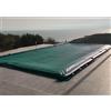 Aquatech Telo di Copertura Invernale 4,40X 7,40 MT per Piscina 3X6 MT con Tubolari Perimetrali & Asole + BORDATURA con RISVOLTO & DOPPIA CUCITURA - Made in Italy - 450 gr/mq - GARANZIA 3 ANNI