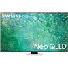 Samsung TV Neo QLED QE75QN85CATXZT, Smart TV 75" Serie QN85C, Neo QLED 4K UHD, Dolby Atmos, Alexa e Google Assistant integrati, Bright Silver, 2023, DVB-T2