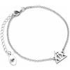 Harry Potter Deathly Hallows Unisex Braccialetto colore argento argento 925