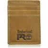 Timberland PRO Leather Front Pocket Wallet with Money Clip Accessorio, Grano, Taglia Unica Uomo