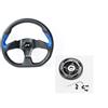 Autokit Volante Sterzo Manubrio blu + Mozzo per FIAT Panda 141 750 4x4 dal 1986 al 2003