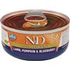 FARMINA N&D Cat lamb & pumpkin & blueberry 80g