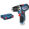 Bosch Professional Gsr 12V-15 Fc Flexiclick System 12V System Trapano-Avvitatore a Batteria, con 1X Accessorio, Mandrino Autoserrante Gfa 12-B, Batteria e Caricabatteria Non Incluse, in L-Boxx