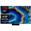 TCL - TV Mini LED Ultra HD 4K 55' 55C809 Android TV - SPEDIZIONE GRATUITA