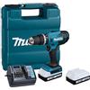 Makita HP488D002 Trapano a percussione 18 V agli ioni di litio (2 x 1,5 Ah) Ø 13 mm