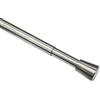 Gardinia Bastone Estensibile per Tenda, Fissaggio Senza Trapano né Viti, Acciaio Inox, Diametro 23/26 cm, Lunghezza 130-220 cm