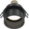 MAYTONI DECORATIVE LIGHTING Moderna Lampada da Incasso da Soffitto, Spot, Faretto nero, Design basic, Alluminio, per 1 lampadina GU10, 50W, IP 20