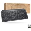 Logitech MX Keys Mini for Business tastiera wireless illuminata, compatta, tecnologia Logi Bolt, retroilluminazione, ricaricabile, Windows/Mac/Chrome/Linux, Italiano QWERTY - Grigio