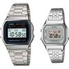 Casio A-158W+LA-680W-7 (2 orologi) Orologio Uomo Donna Vintage Nuovo Crono Polso