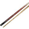 BCE Ps-10, Keyline-Stecca da Biliardo in Frassino nordamericano, 2 Pezzi, 145 cm, Punta 9,5 mm Unisex, Testa Nera/Albero in Legno Naturale, 57 (145cm)