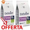 Exclusion Dog Hypoallergenic Adult Medium Large Breed Insetti e Piselli - Offerta [PREZZO A CONFEZIONE] Quantità Minima 2, Sacco Da 12 Kg