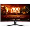 AOC G2 CQ32G2SE/BK LED display 80 cm (31.5) 2560 x 1440 Pixel 2K Ultra HD Nero, Rosso