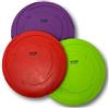 WEPO Frisbee Cane - Ø 18 cm - Set di 3 giocattoli acquatici per cani - giocattolo per cani di taglia grande - giocattolo per cani in rosso/viola/verde - per lanciare, giocare e allenarsi in qualsiasi
