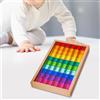 Set di blocchi di cubo, giocattolo impilabile per bambini, Natale e bambini