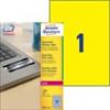 AVERY Etichette permanenti poliestere argento Avery 63,5x29,6 mm - 27 et/foglio - laser monocolore conf. 100 ff L6011-100