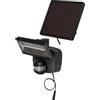 Brennenstuhl - Faretto LED da esterno (SOL 800), con sensore di movimento e pannello solare (IP44, inclusa Batteria, LED di alta qualità e di marca, 400 lm) nero