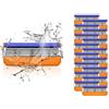 my-Charms Lame di ricambio per rasoio bagnato, compatibili con Gillette Fusion 5, ricarica rasoio (16 pezzi)