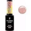 Victoria Vynn Mega Base Indurente per Unghie Lunghe & Resistenti UV-LED Glitter Gel Ibrido Smalto (Pesca Scintillante, 8 ml)