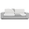 Eysa Copridivano bielastico per seduta e schienale misura XXL colore bianco disegno Harlem