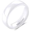 SOMEN TUNGSTEN 2 mm 4 mm 6 mm nero/bianco anelli in ceramica per uomo donna comfort fit fede nuziale di fidanzamento misura 3-13, Ceramica, ceramica.