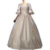 Generico Costume Medievale Donna Eleganti Retro dell'800 Costume da Principessa Donna Nero con Maniche a Tromba Abito Medievale Donna Abito da Sera Stile Vittoriano