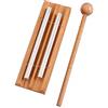 Alnicov - Campana per meditazione in aula con martello a percussione per preghiera, yoga, energie orientali, per la guarigione o la gestione delle classi degli insegnanti