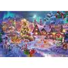 Lavievert Gioco di puzzle da 1000 pezzi per adulti e bambini (vigilia di Natale innevata)