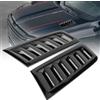Ejoyous 2Pcs Presa D'aria Universale Scoop Bonnet Vent Air Aspirazione Scoop Turbo Bonnet Vent Hood Cover per Focus RS MK2 Style (Nero lucido)