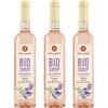 Höllinger Sciroppo di fiori di lavanda bio Höllinger - Organic Lavender Blossom Syrup, Vegan, 3x500ml Glass Bottle, Floral Flavor