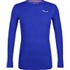 SALEWA Zebru Fresh Amr M L/S Tee. Maglietta, Black-out, L Uomo