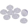 uxcell Sourcingmap, Gomma Casa scrivania in vetro trasparente Anticollisione ventose Sucker Pads titolari, 8 pezzi