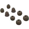 tecinity 4 Paia Gommini per Beats Powerbeats Pro/Powerbeats 3/Powerbeats 4, 4 Misure Auricolari di ricambio in Silicone per 4mm Auricolari In-Ear (Verde militare)
