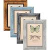 XUANLUO Confezione da 4 cornici per foto da 10,2 x 15,2 cm, opache, 17,8 x 12,7 cm, cornice rustica con venature del legno (12,7 x 17,8 cm)