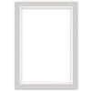 nielsen Conservation Passepartout 1,5 mm, formato esterno 50x70 cm per quadri 40x60 cm, grigio ghiaia con struttura