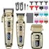 VGR Tagliacapelli senza fili da uomo, rasoio elettrico, rasoio elettrico, set professionale da barbiere, batteria ricaricabile tramite USB-C, kit per la cura dei capelli da uomo per viso, testa e