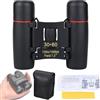 BDSHUNBF 30X60 Binocolo Professionale Cannocchiale Binocoli Compatto, Mini Binocolo Prismi BaK4 e Obiettivo FMC, per Adulti e Bambini Birdwatching Binocolo da Teatro e Concerti Viaggio Sportivi