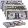 ZoneYan Prop Money, ZoneYan Soldi Finti Dollari, Banconote False Realistiche, Scratch Cash, Old Style Soldi per Giocare Cash, 100* Copy Money Cash Film Play Toy Set(20 x 1$,10$,20$,50$,100$) (colore)