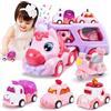 iKidiki Giochi Bambina 1 2 3 4 5 6 Anni, Cars Macchinine per Bambini 1-6 Anni Unicorno Bambina Regalo Camion Giocattolo per Bambini 1-6 Anni Regalo Bambina 1-6 Anni Giocattoli Bambina 1-6 Anni