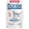 Monge Natural Superpremium Monoprotein* STERILISED BEEF, cibo umido per gatti (cibo per gatti a base di manzo, a ridotto contenuto di grassi, cibo di alta qualità, 85 g)