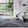 Hanse Home Olaf Tappeto a pelo lungo, morbido e facile da pulire, per soggiorno, sala da pranzo, camera da letto, cameretta dei bambini, grigio, 120 x 170 cm
