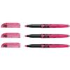Pilot Frixion Evidenziatore cancellabile, punta 4 mm, inchiostro rosa (set da 3) fornito sfuso