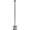 AISENS Supporto da soffitto girevole, incluso, estensibile per monitor/TV 50 kg di 23-43, nero