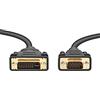 PremiumCord Cavo di collegamento da DVI-I a VGA da 2 m, DVI-I - VGA (15 pin), maschio-maschio, cavo per dispositivi PC (analogici) /DVI-I, colore nero