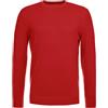 VEQUÈ Maglione Uomo Invernale Girocollo Lana Cashmere Maglioncino Slim Fit Morbido (IT, Testo, 3XL, Regular, Regular, Rosso)