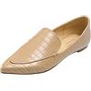 Feversole Women's Loafer Flat Pointed, Mocassini da Donna alla Moda con Punta Piatta e comode Scarpe da Ufficio da Guida