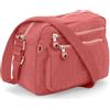 ekavale - Borsa a tracolla piccola in nylon impermeabile - Borsa a mano per donne e ragazze - Borsa a tracolla leggera, Rosa scuro, s