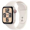 APPLE Watch SE 2024 GPS + Cellular 40mm alluminio galassia con cinturino Sport - S/M